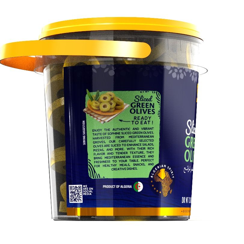 SOPHINE Sliced Green Olives 400G