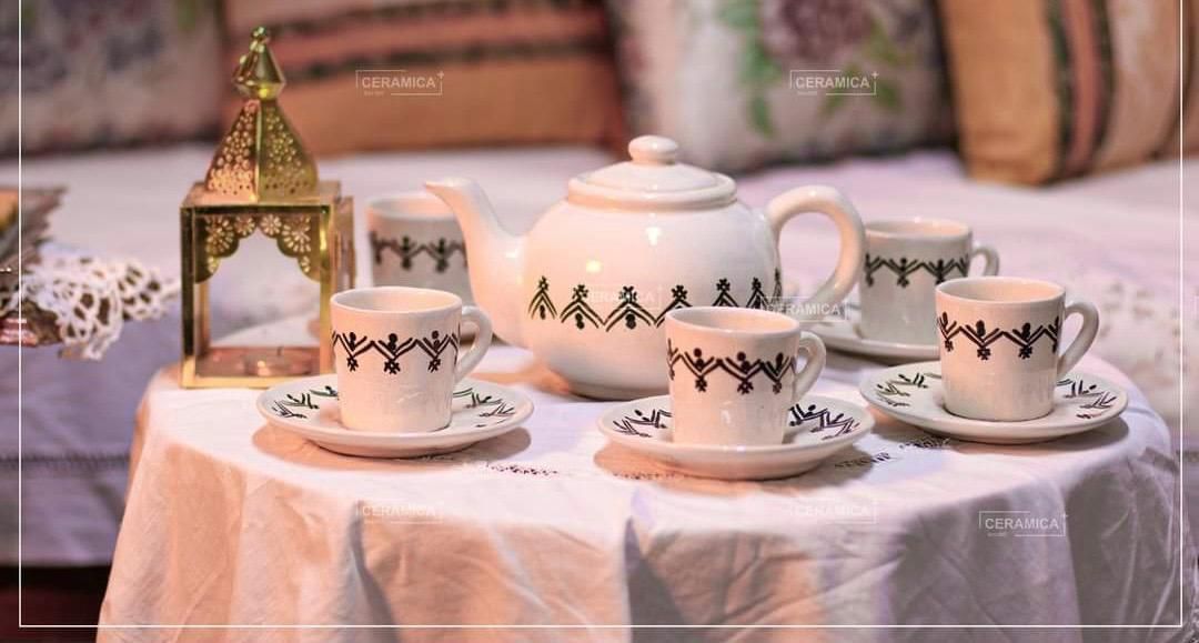 Ceramic Coffe Set 14 Pieces