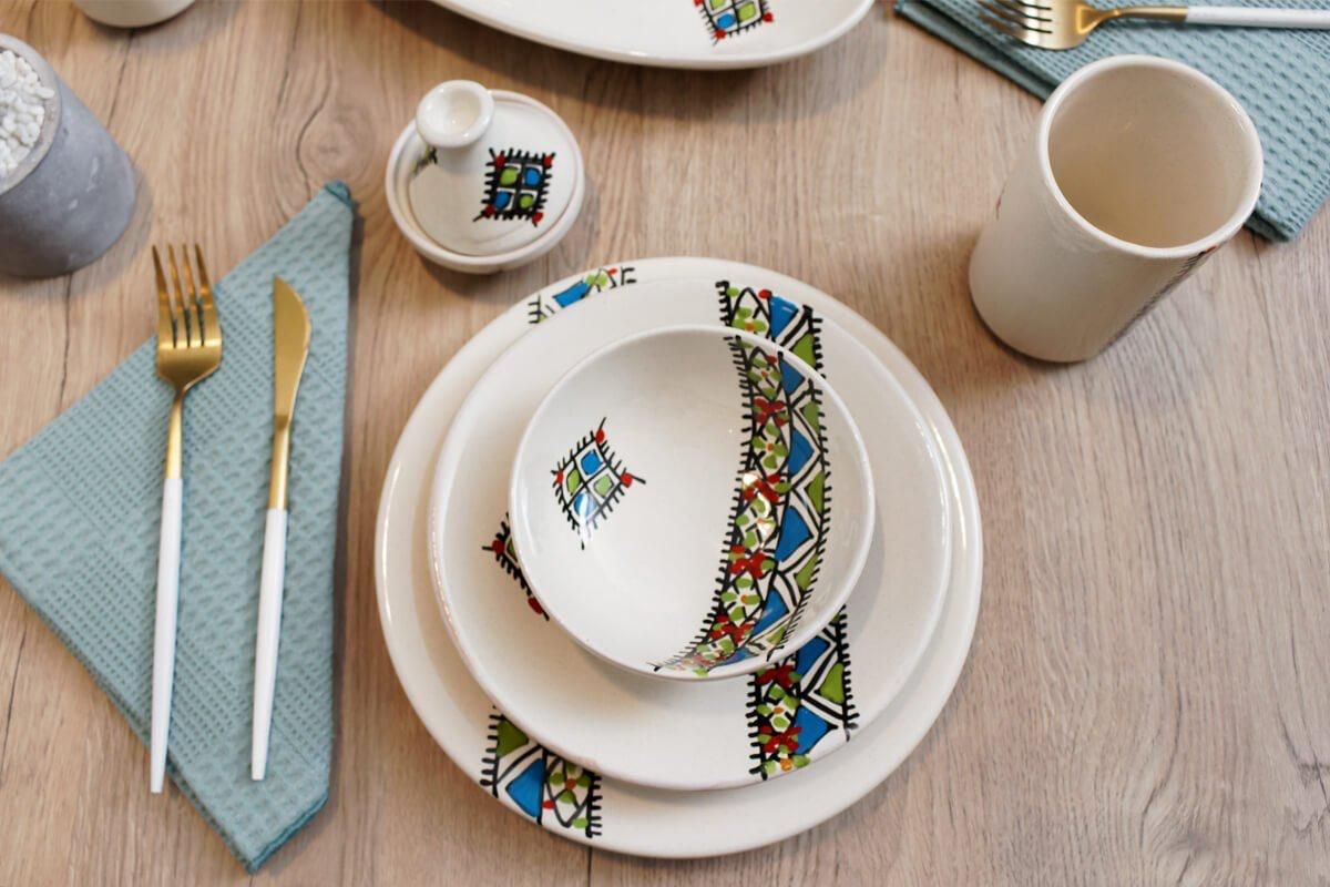Ceramic Kitchen Set 35 Pieces