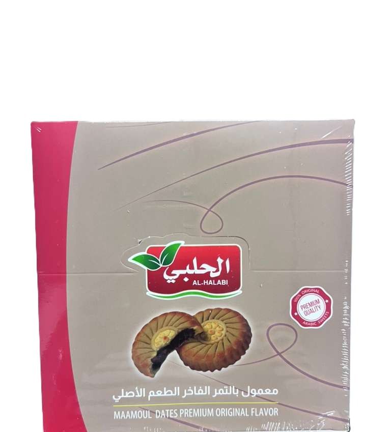 AL HALABI MAMMOUL WHOLE WHEAT PRIMUIM  DATES 50G*12*6