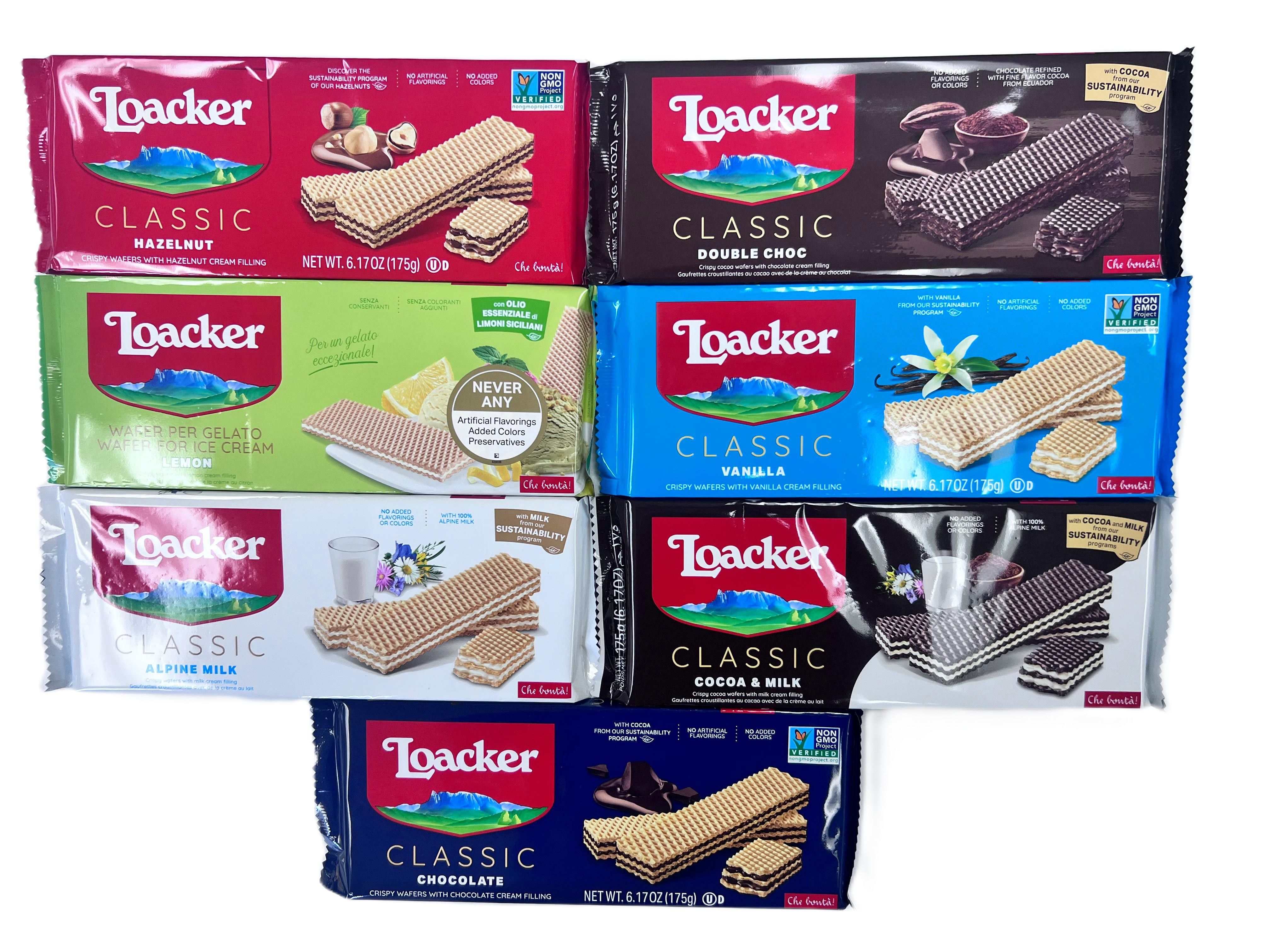 Loacker Classic Chocolate Wafers 175gX18