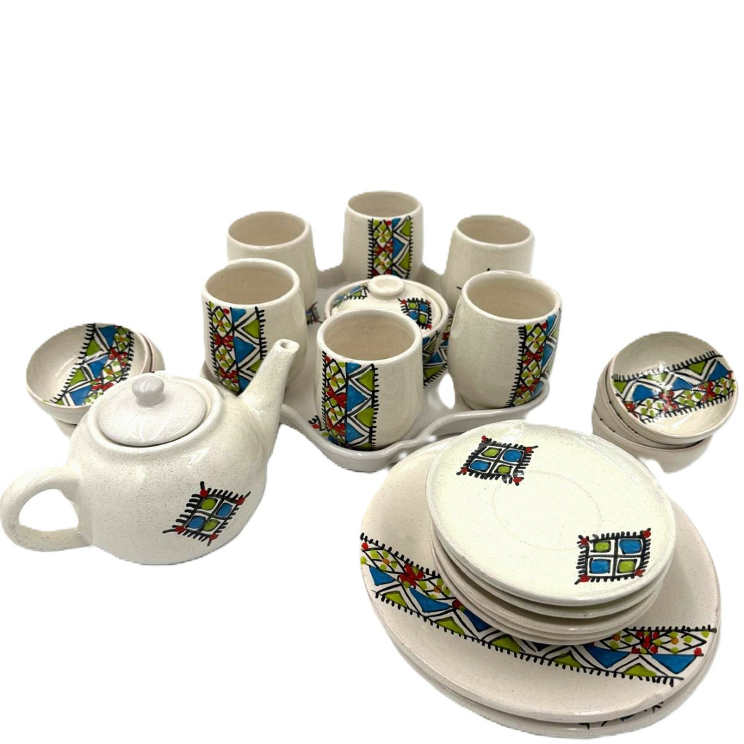Ceramic Breakfast Set 25 pieces