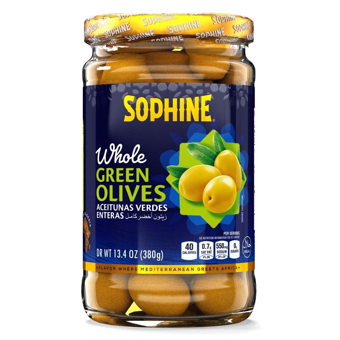 SOPHINE Pickled Entire Green Olives 380G
