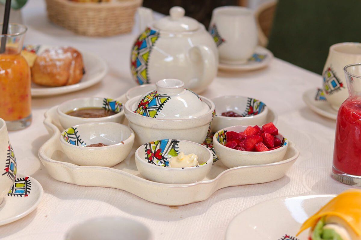 Ceramic Breakfast Set 25 pieces