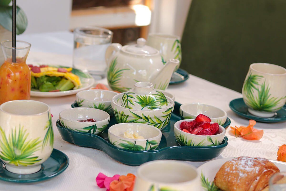 Ceramic Breakfast Set 25 pieces