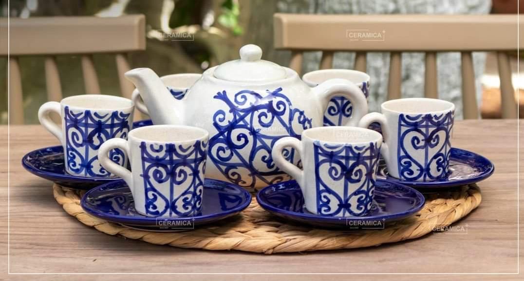 Ceramic Coffe Set 14 Pieces