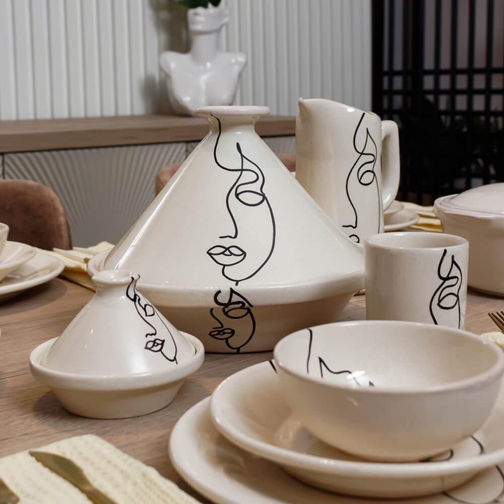 Ceramic Kitchen Set 35 Pieces
