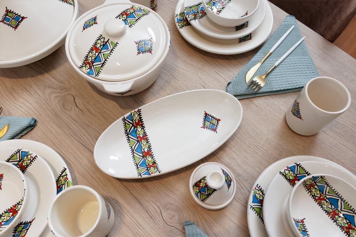 Ceramic Kitchen Set 35 Pieces