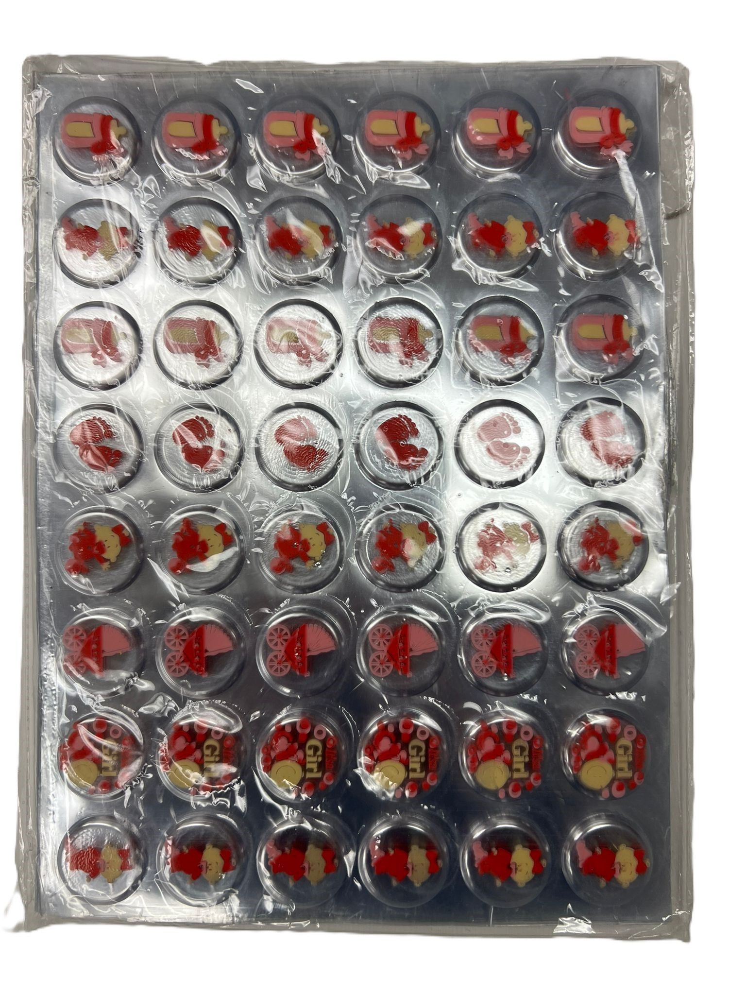 Plastic Chocolate Molds for Decoration (big bag 5pieces small bag 10pieces)