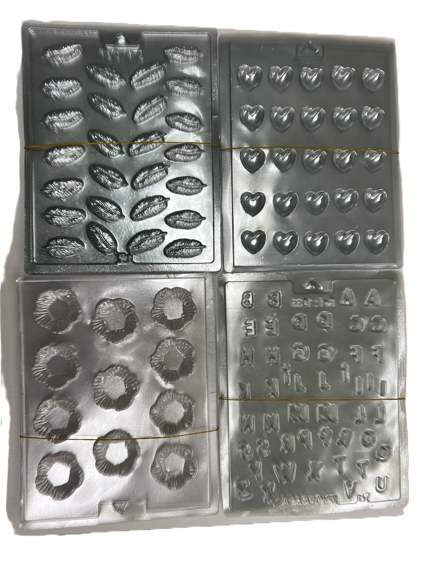 Plastic Chocolate Molds for Decoration (big bag 5pieces small bag 10pieces)